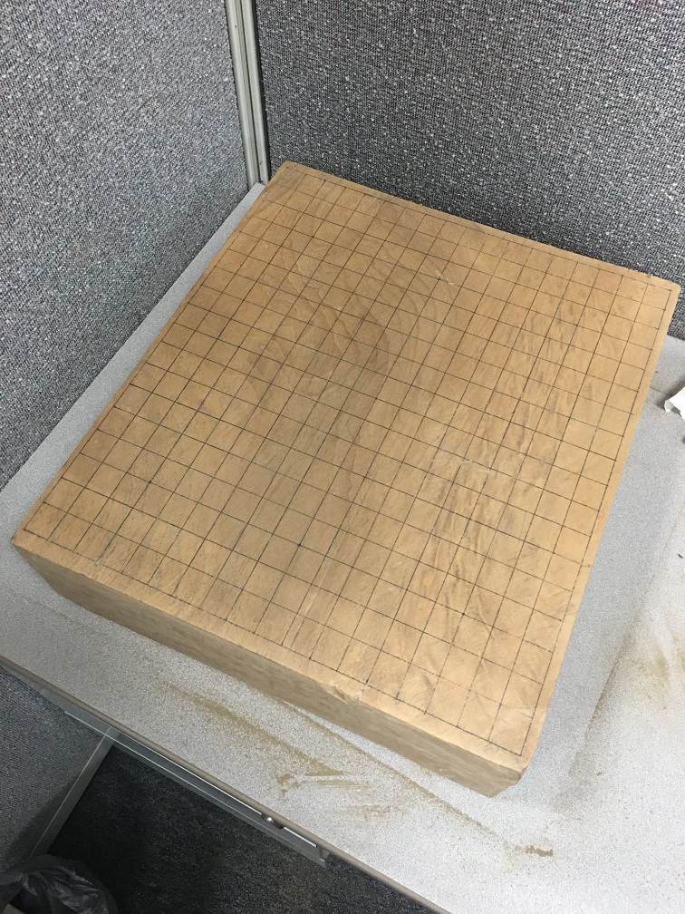 After the initial sanding